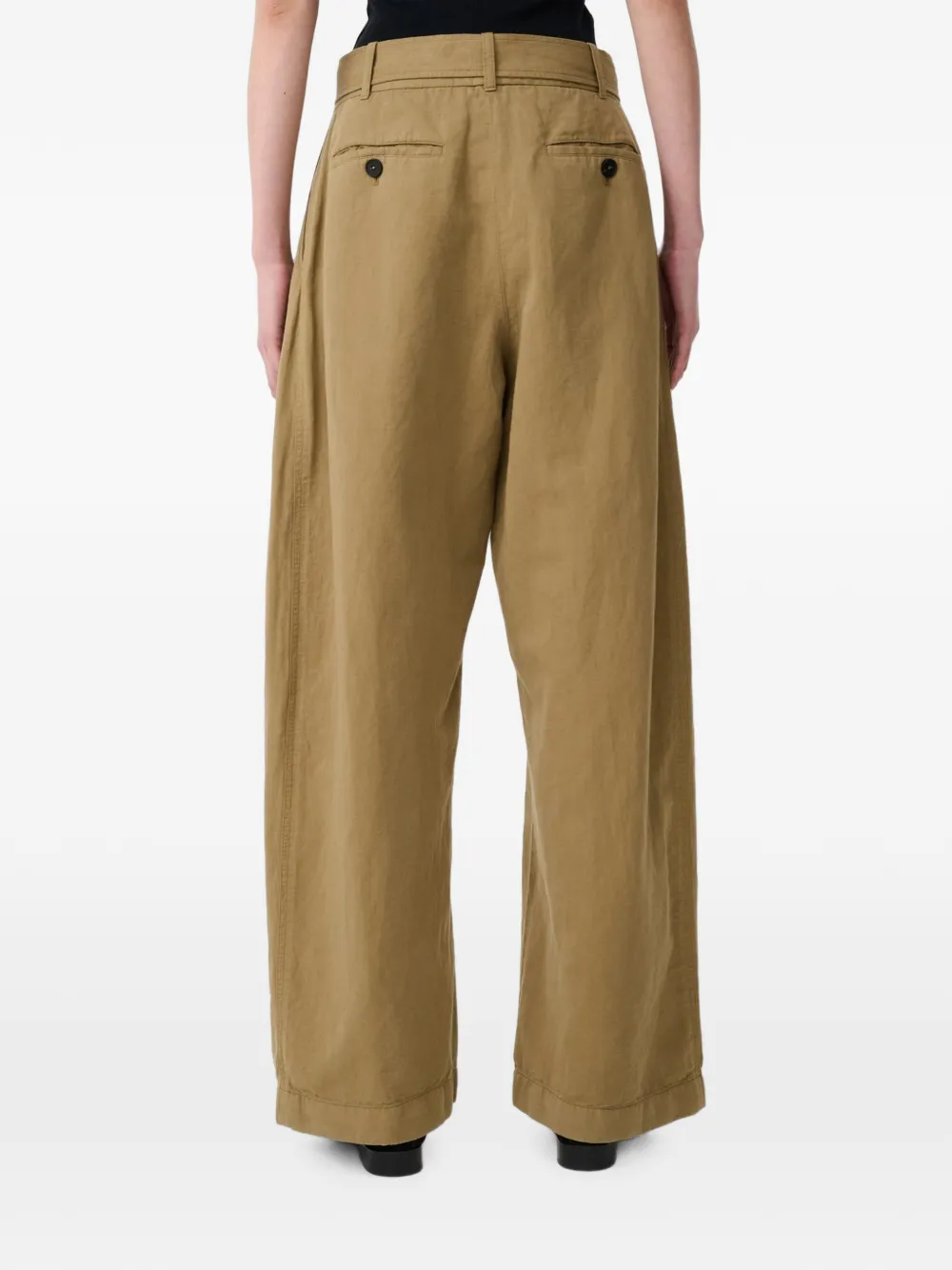 Studio Nicholson Chatto belted trousers Bruin