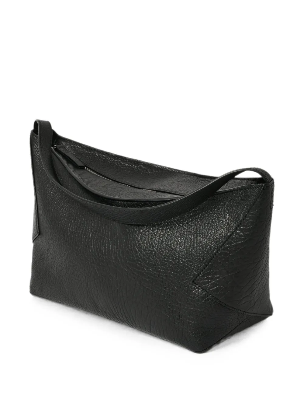 Studio Nicholson Hagu leather tote bag Zwart
