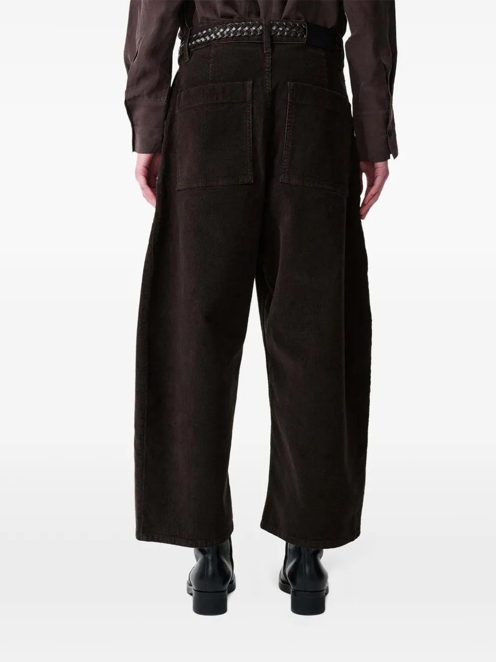 Studio Nicholson Chalco corduroy wide-leg trousers Bruin