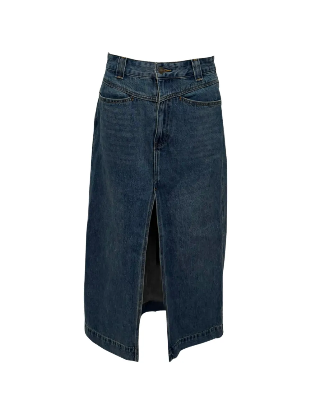 KHAITE Pre-Owned Neer Jeansrock - Blau