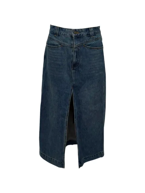 KHAITE Pre-Owned Neer denim skirt