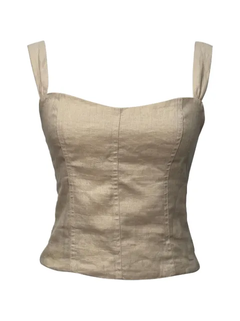 Reformation sleeveless cropped top