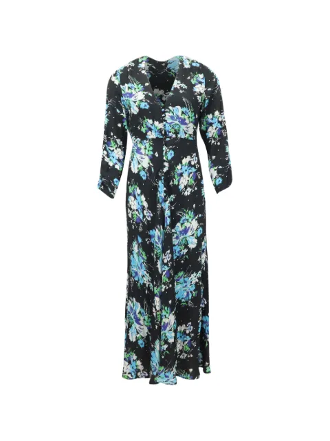 Rixo floral-print long-sleeve maxi dress