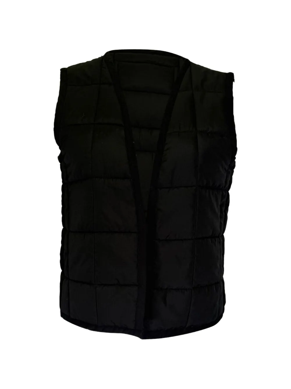 Pre-owned Zadig & Voltaire Quilted Vest In Black