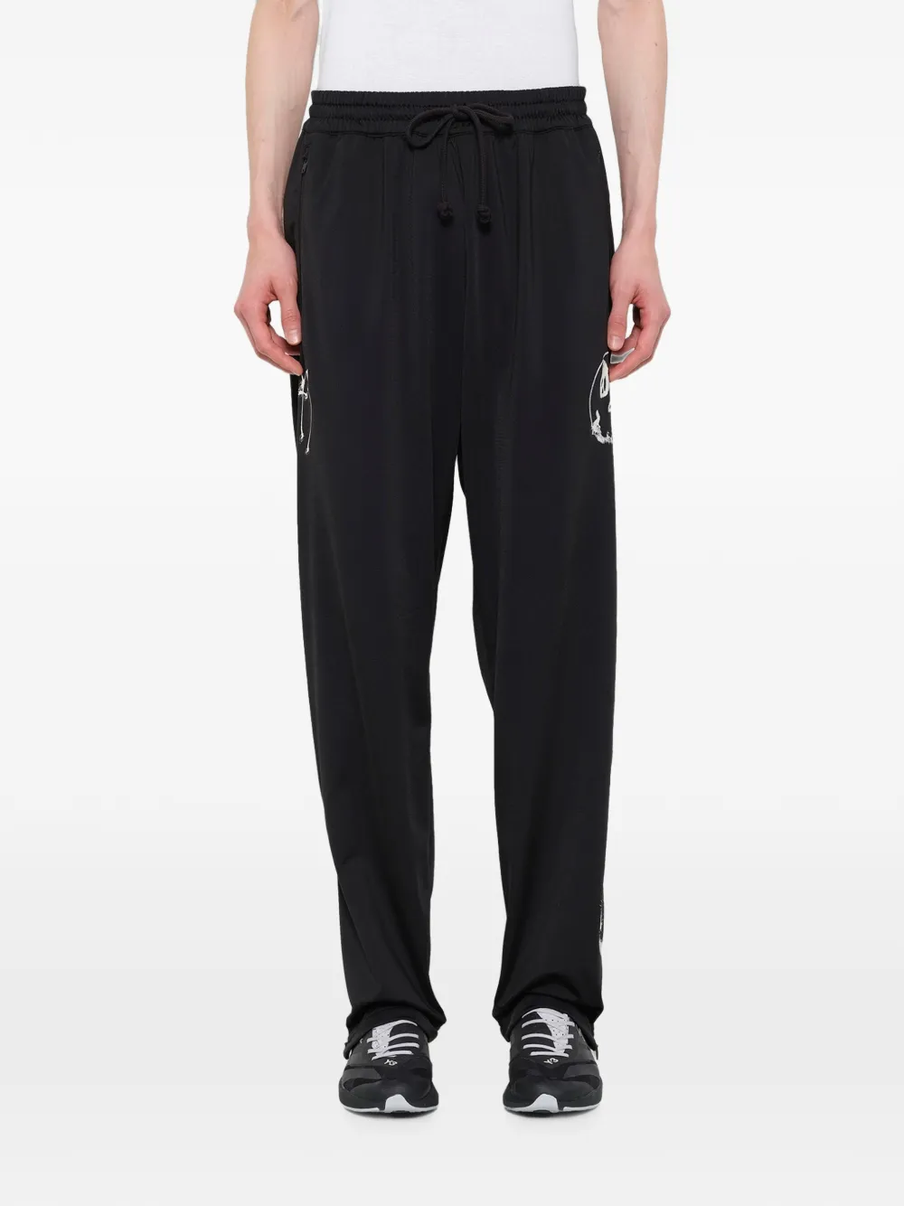 Y-3 Chito trainingsbroek met grafische print Zwart