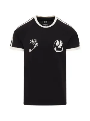Moncler ビーチプリント Tシャツ | ブラック | FARFETCH JP