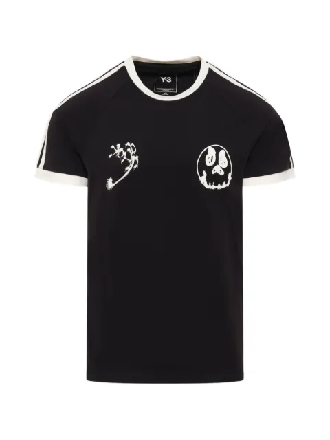 Y-3 playera con estampado Skull