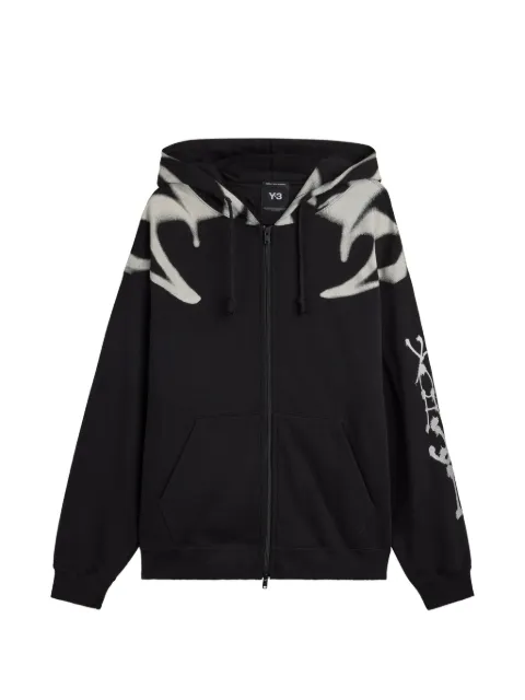 Y-3 Yaksha graphic zip-up hoodie