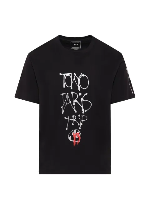 Y-3 camiseta con estampado gráfico