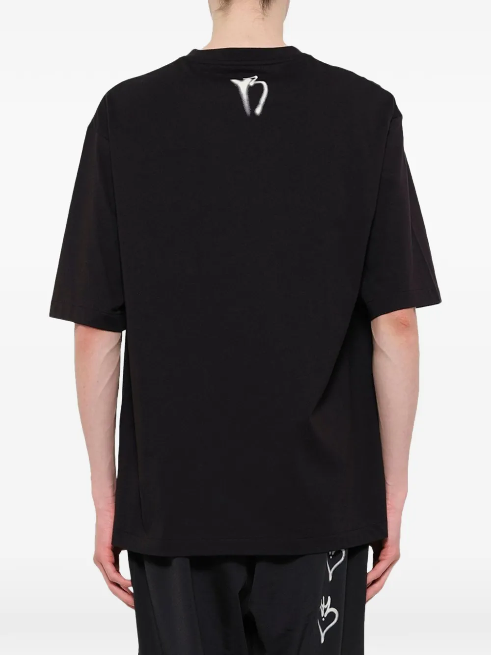 Y-3 Yaksha T-shirt met grafische print Zwart
