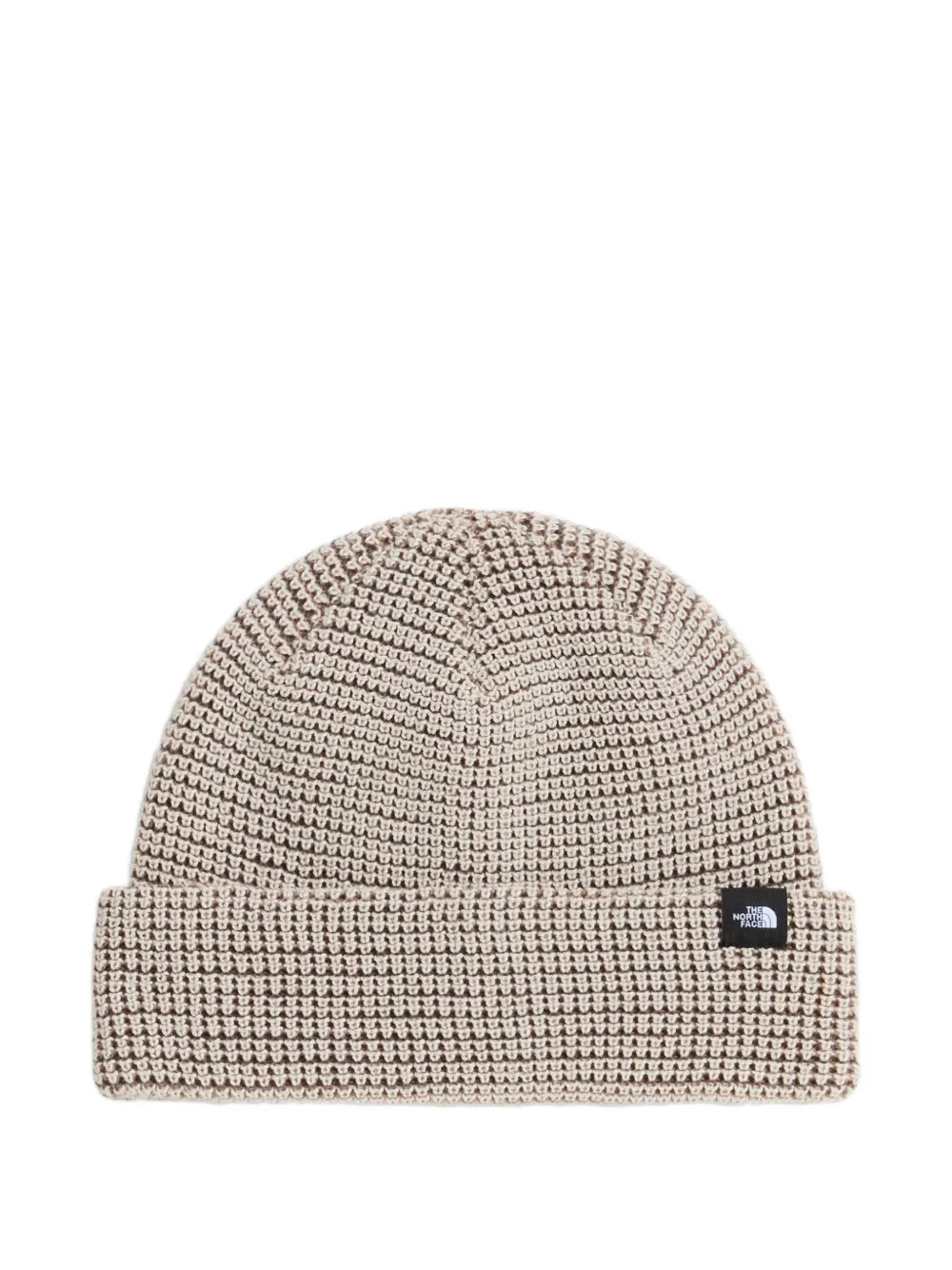 The North Face TNF™ Fisherma logo-patch beanie hat - Toni neutri