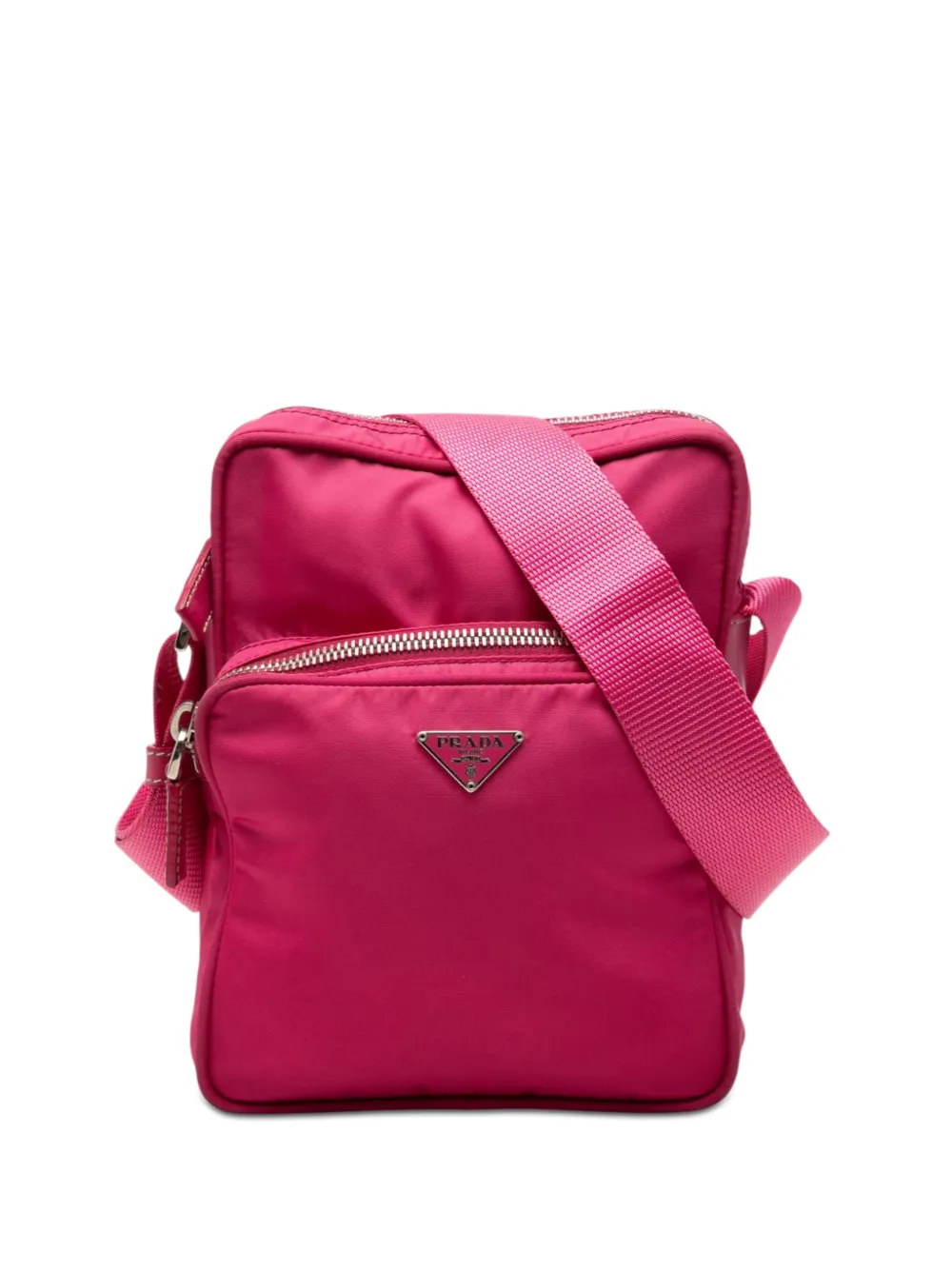 Prada Pre-Owned 2000-2013 Tessuto Zip Top crossbody bag - Rosa