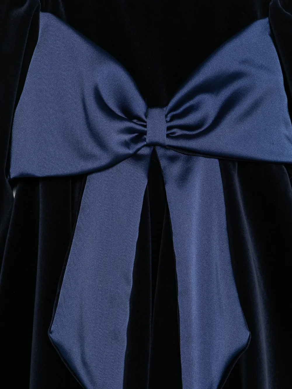 La Stupenderia Fluwelen jurk Blauw