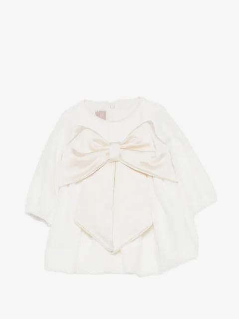 La Stupenderia bow-detail long-sleeve dress