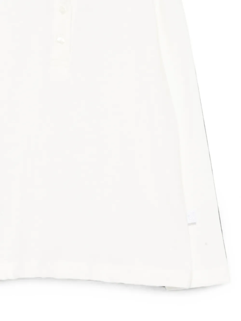 Il Gufo Poloshirt met ruches afwerking Wit