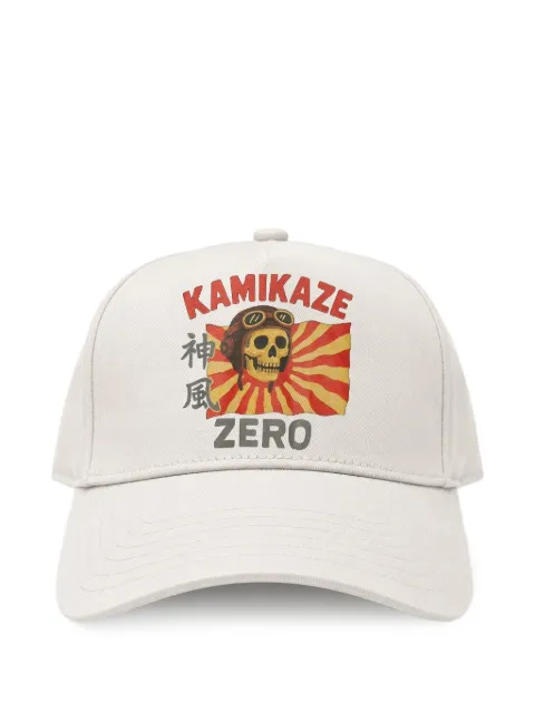 Melt graphic-print cotton baseball cap