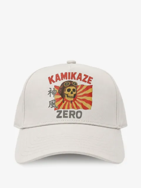 Melt graphic-print cotton baseball cap