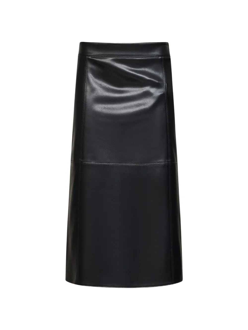 'S Max Mara zip-up straight midi skirt - Black