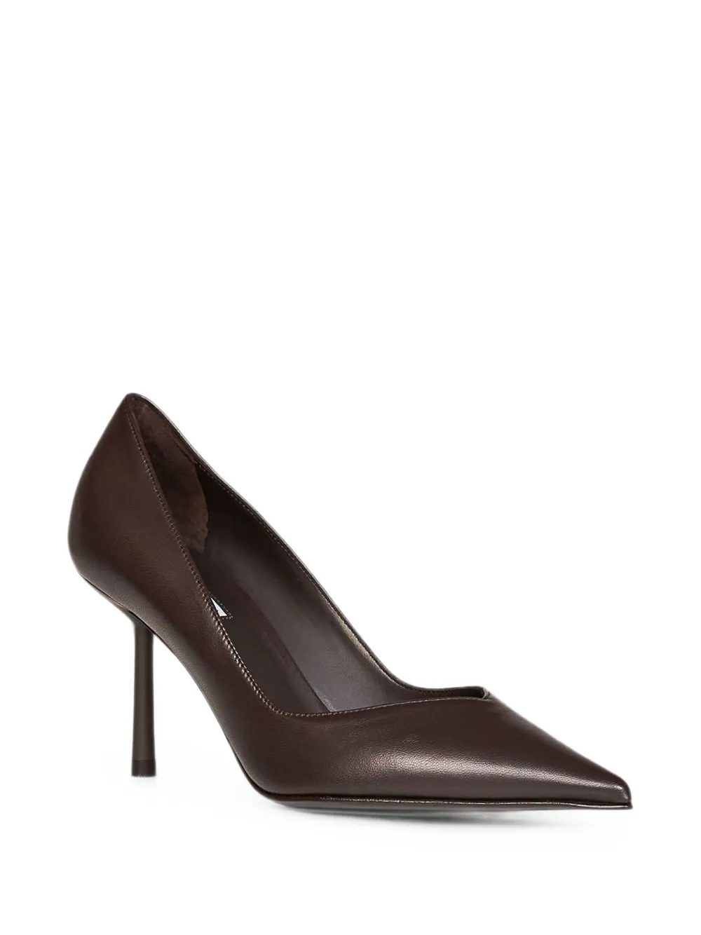 Le Silla Vivienne pointed-toe V-cut pumps Bruin
