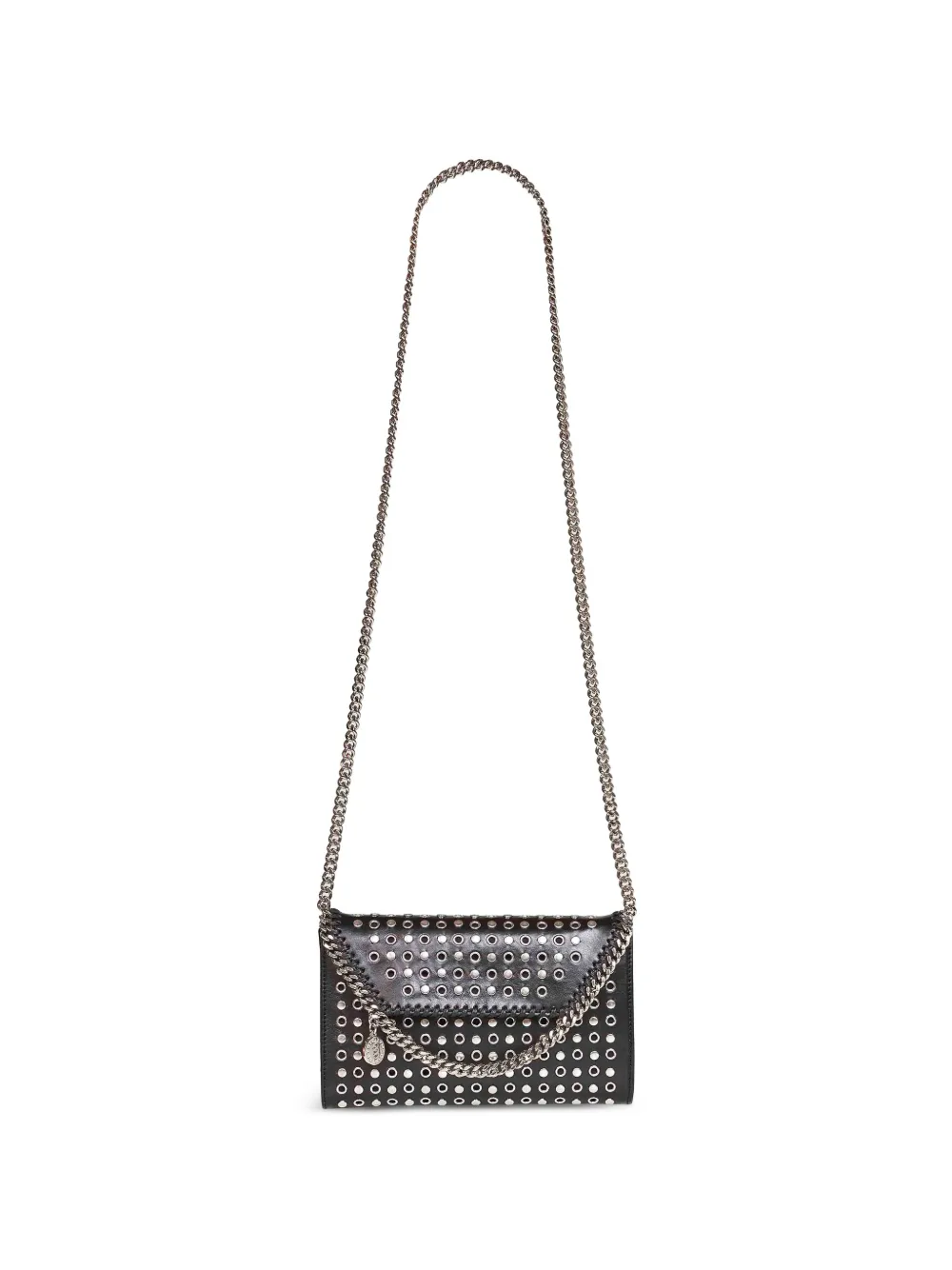 Stella McCartney Falabella studded shoulder bag - Nero