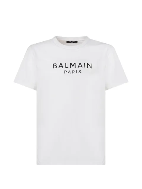 Balmain Kids logo-print short-sleeve T-shirt