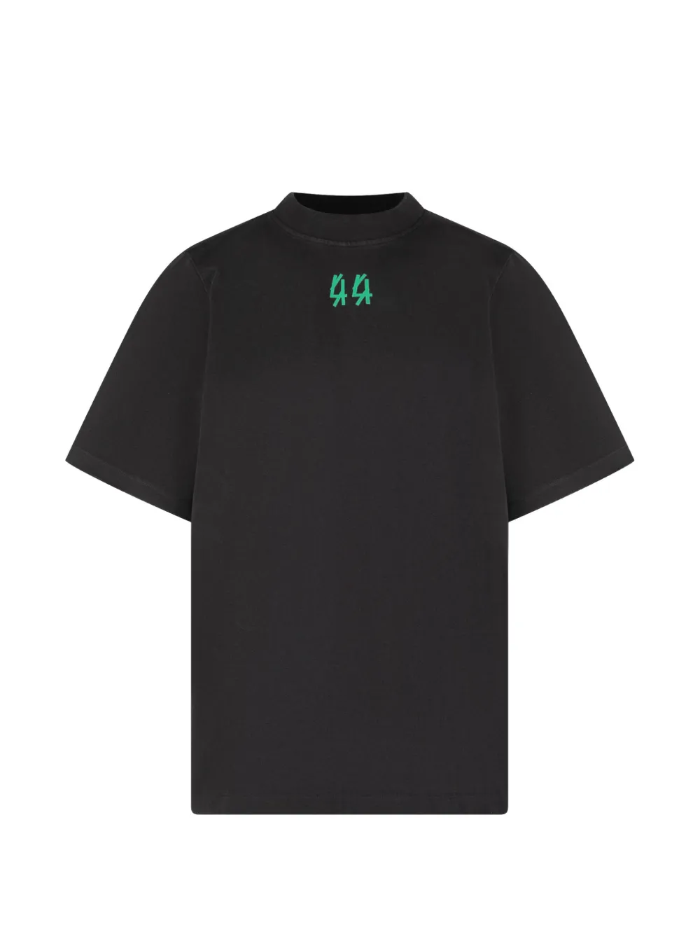 44 Label Group Darkened Dog Graphic-print Oversized T-shirt In Black