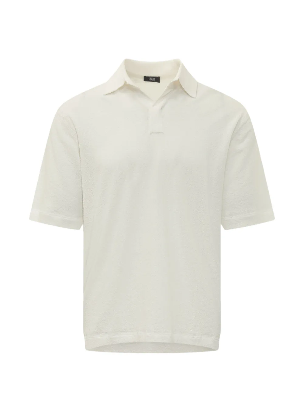 Hōsio Terry-cloth Polo Shirt In Neutral