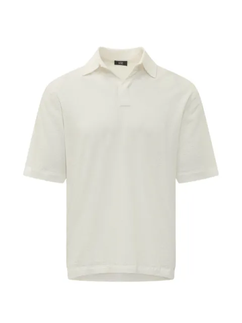 Hosio terry-cloth polo shirt