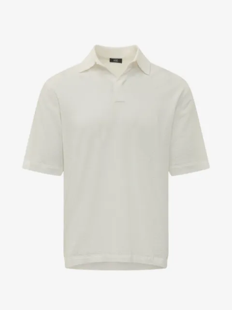 Hosio terry-cloth polo shirt