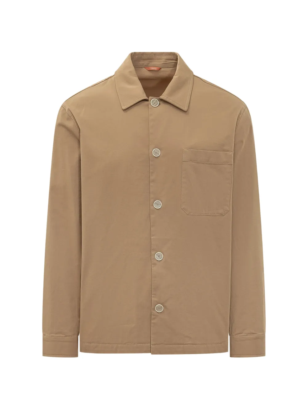 Cruna Cardiff Chest-pocket Button-up Shirt In Brown