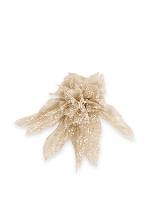 Alberta Ferretti broche de seda con estampado floral