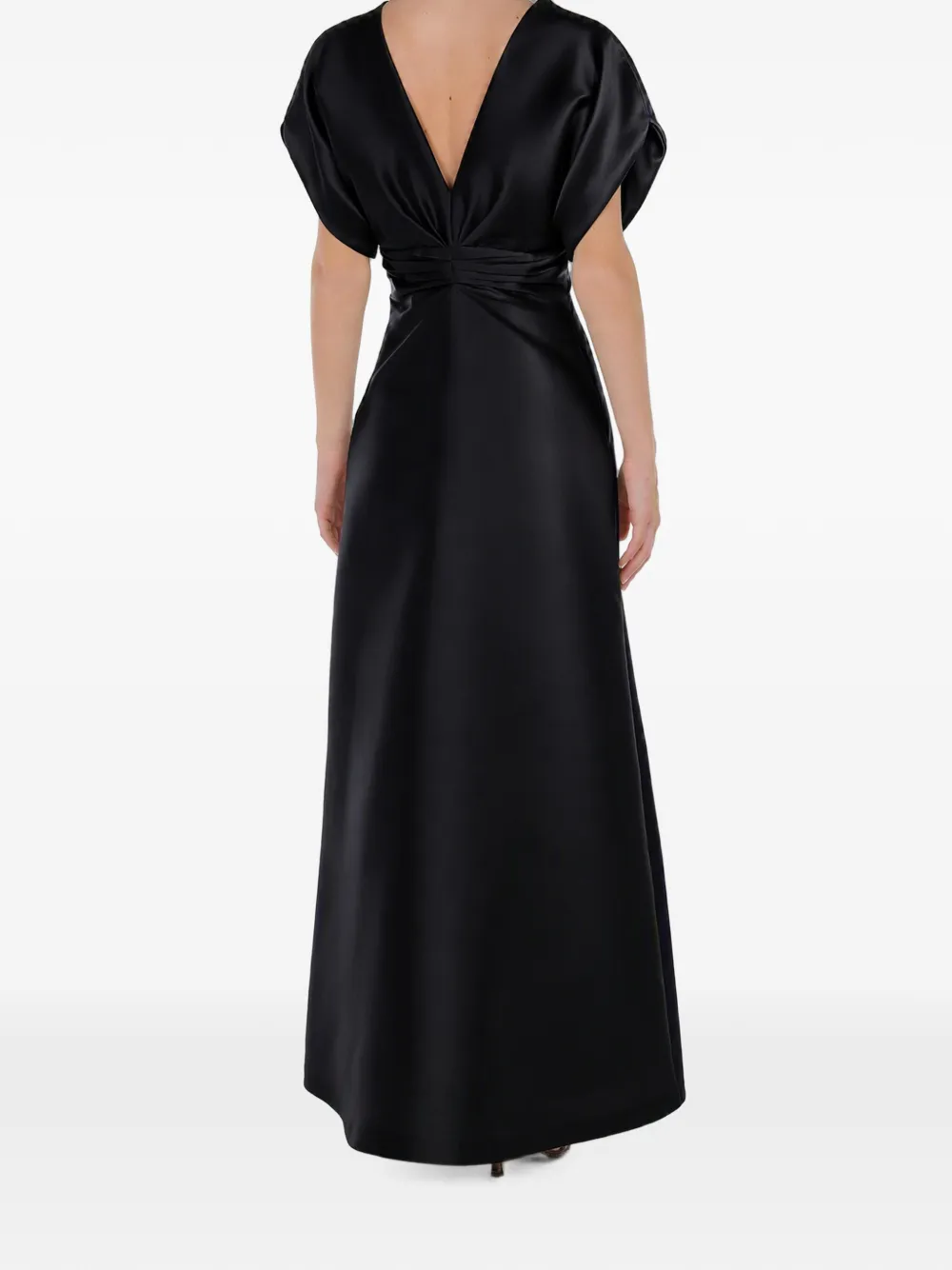 Alberta Ferretti Jurk met V-hals Blauw