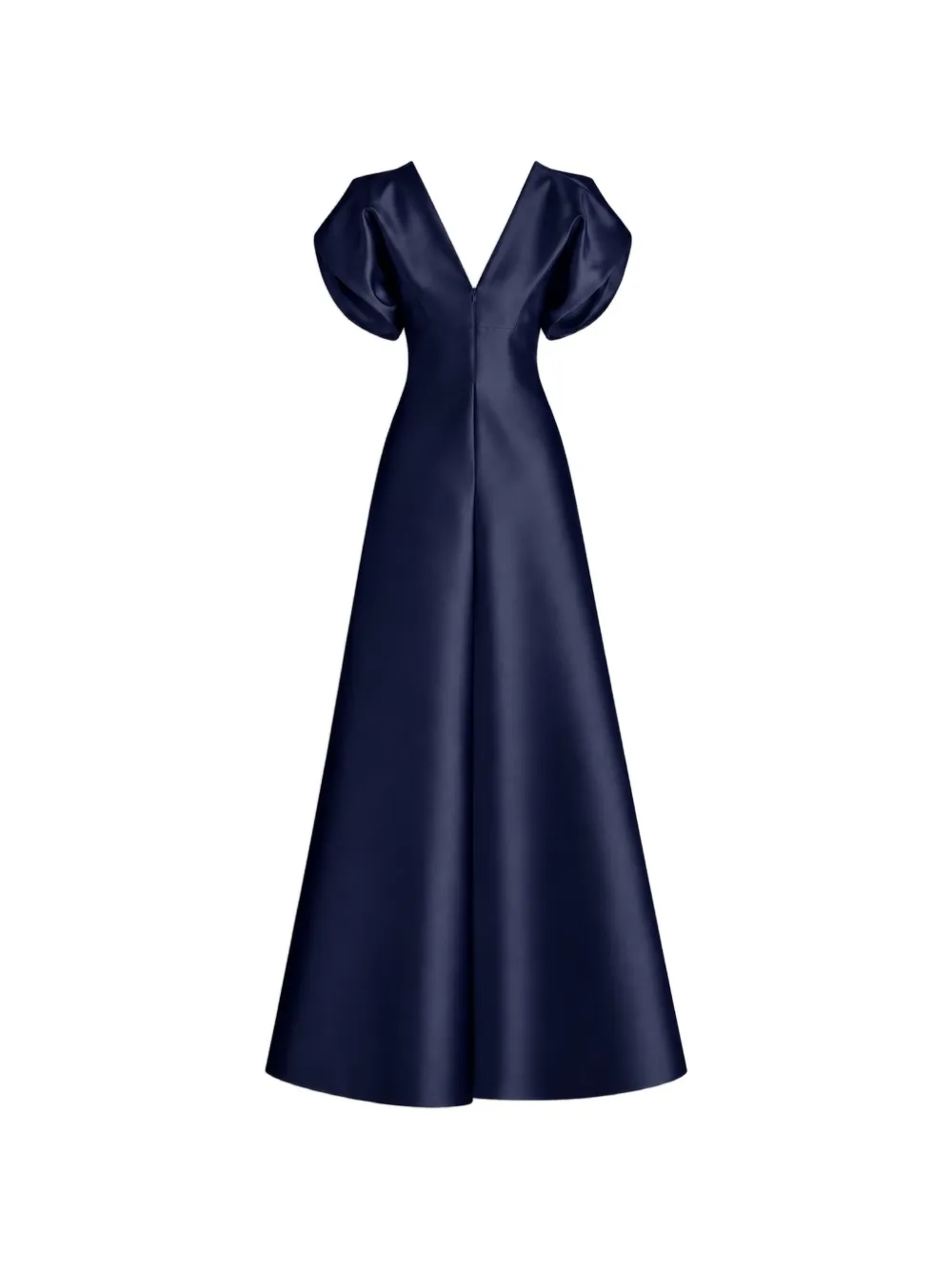 Alberta Ferretti Abito lungo con scollo a V - Blu