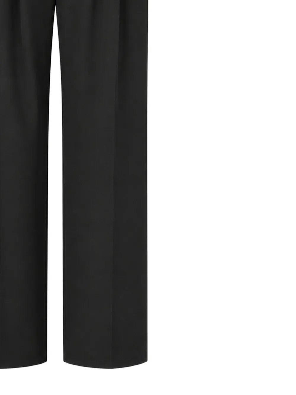 Alberta Ferretti Geplooide pantalon Zwart