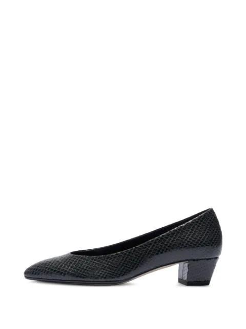 Aeyde Helia leather heeled pumps