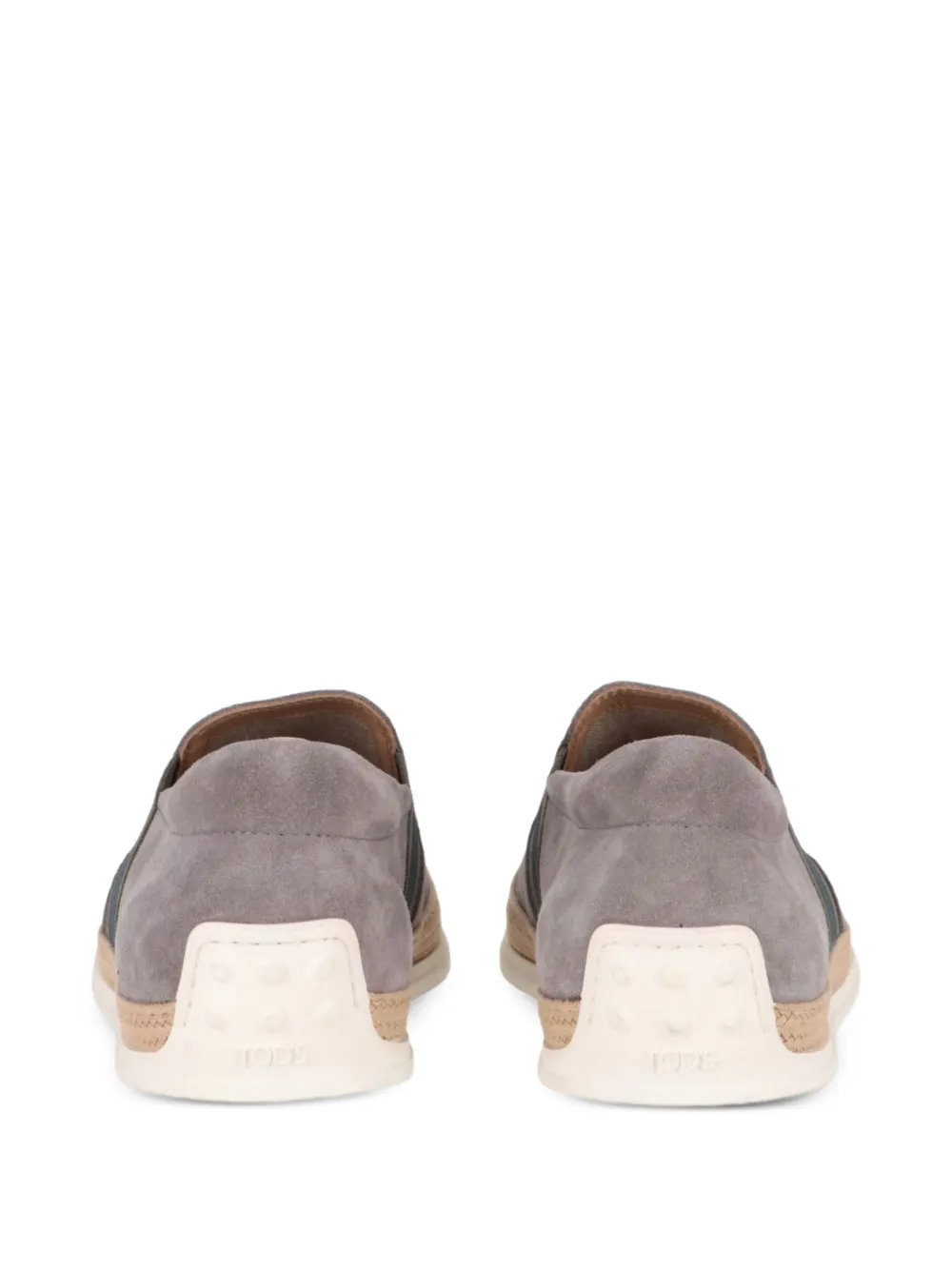 Tod's Gommino-detail espadrille loafers Grijs