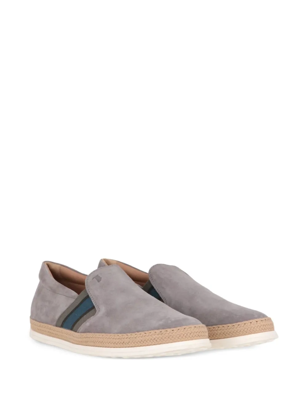 Tod's Gommino-detail espadrille loafers Grijs