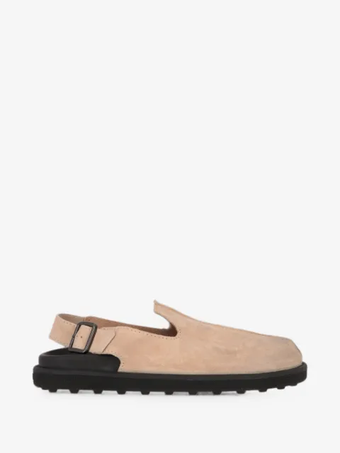 Tod's buckled slingback mules