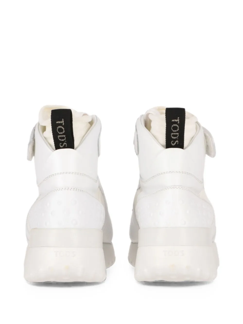 Tod's touch-strap high-top sneakers Wit