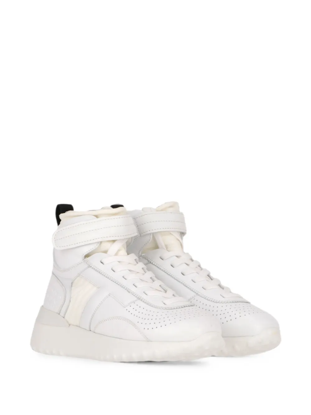 Tod's touch-strap high-top sneakers Wit