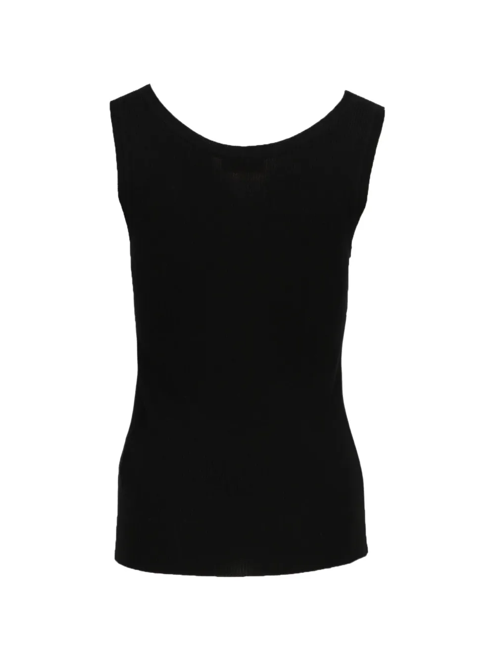 Isaia ribbed-knit top - Nero