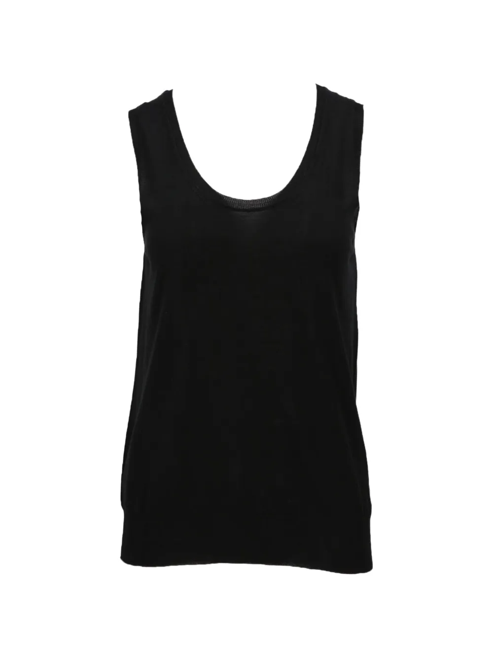 Isaia sleeveless knit top - Nero