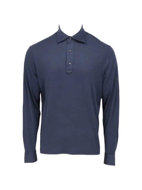 Isaia long-sleeve polo shirt