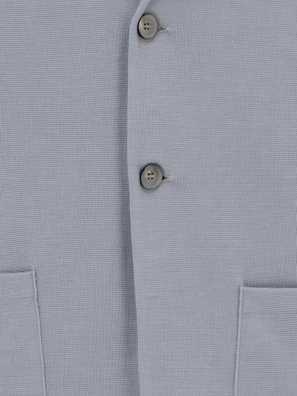 Isaia Single-breasted Patch-pocket Blazer In Transparent
