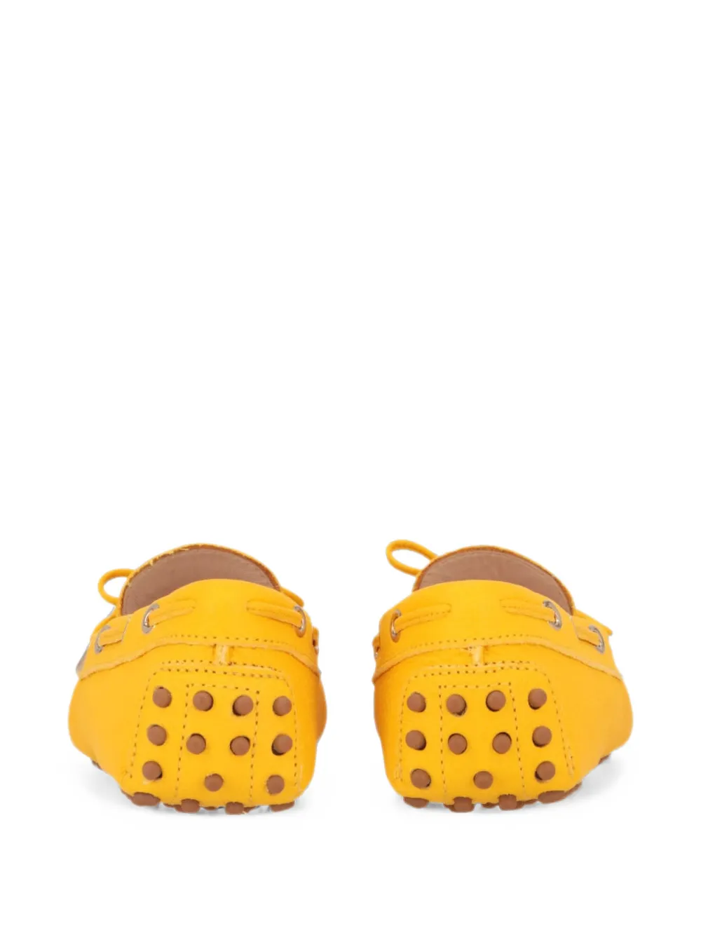 Tod's Gommino pebble-sole loafers Geel