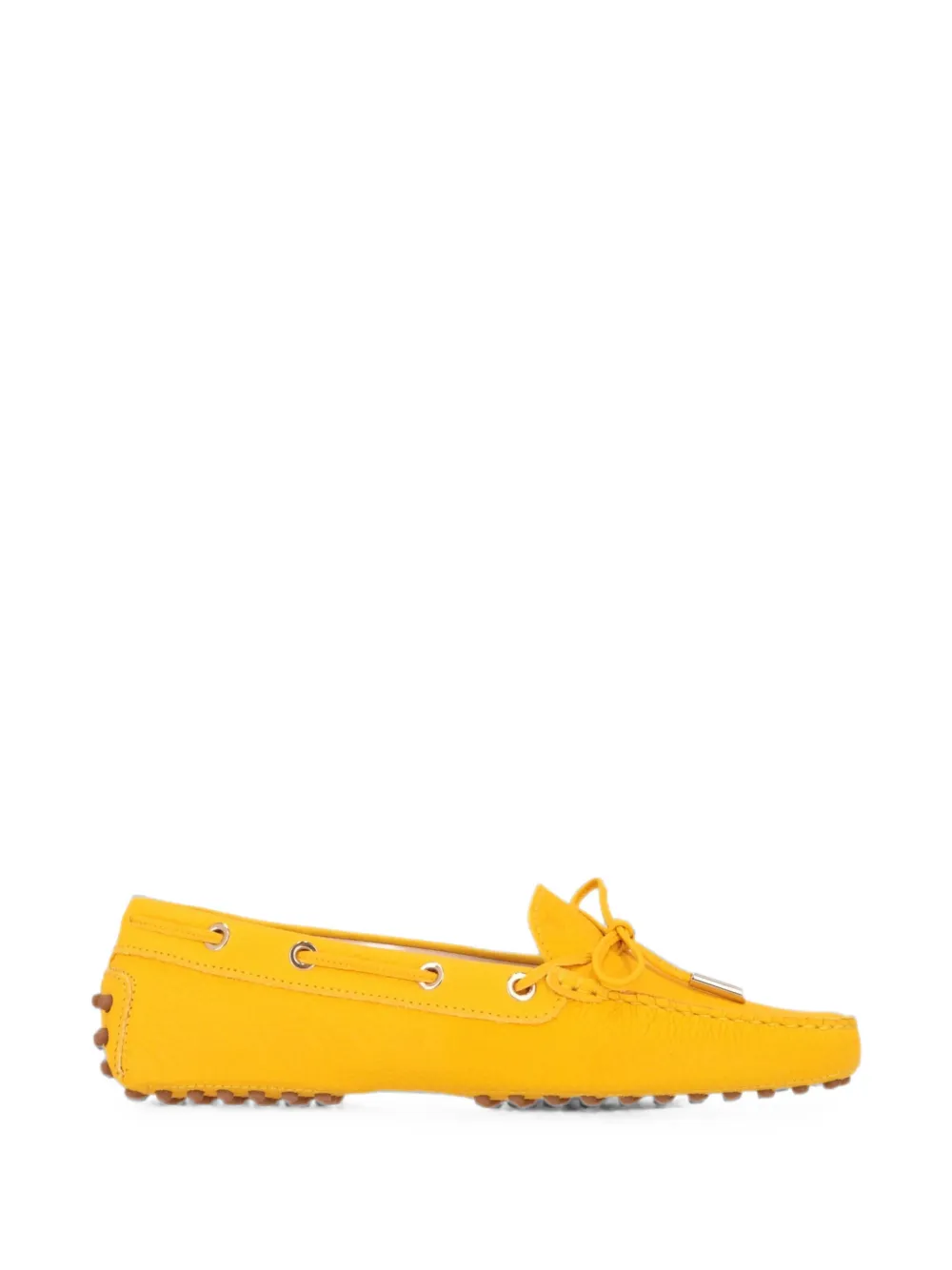 Tod's Gommino pebble-sole loafers - Gelb