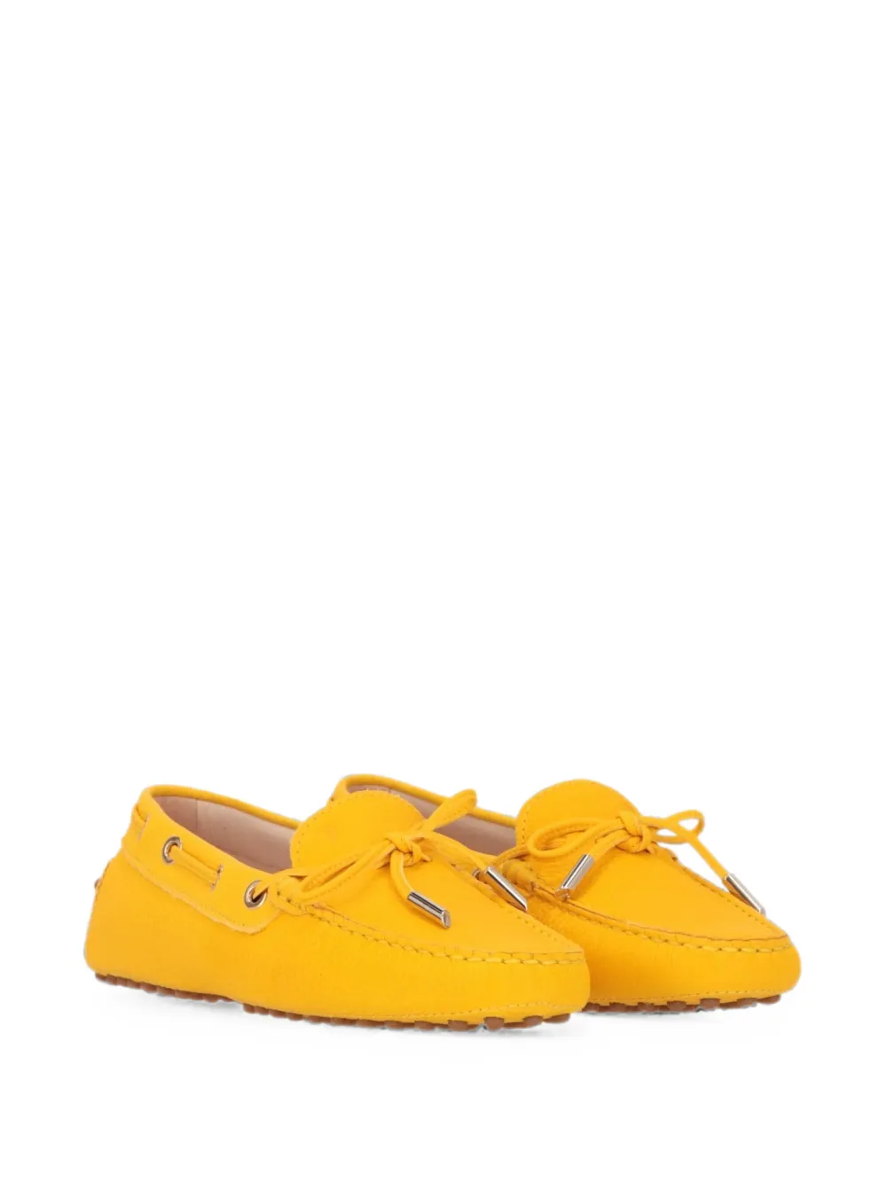 Tod's Gommino pebble-sole loafers Geel