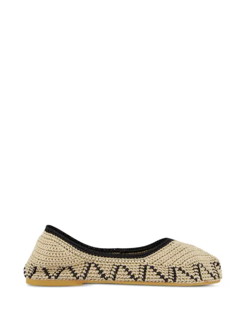 KASHURA hand-crocheted patterned sandals
