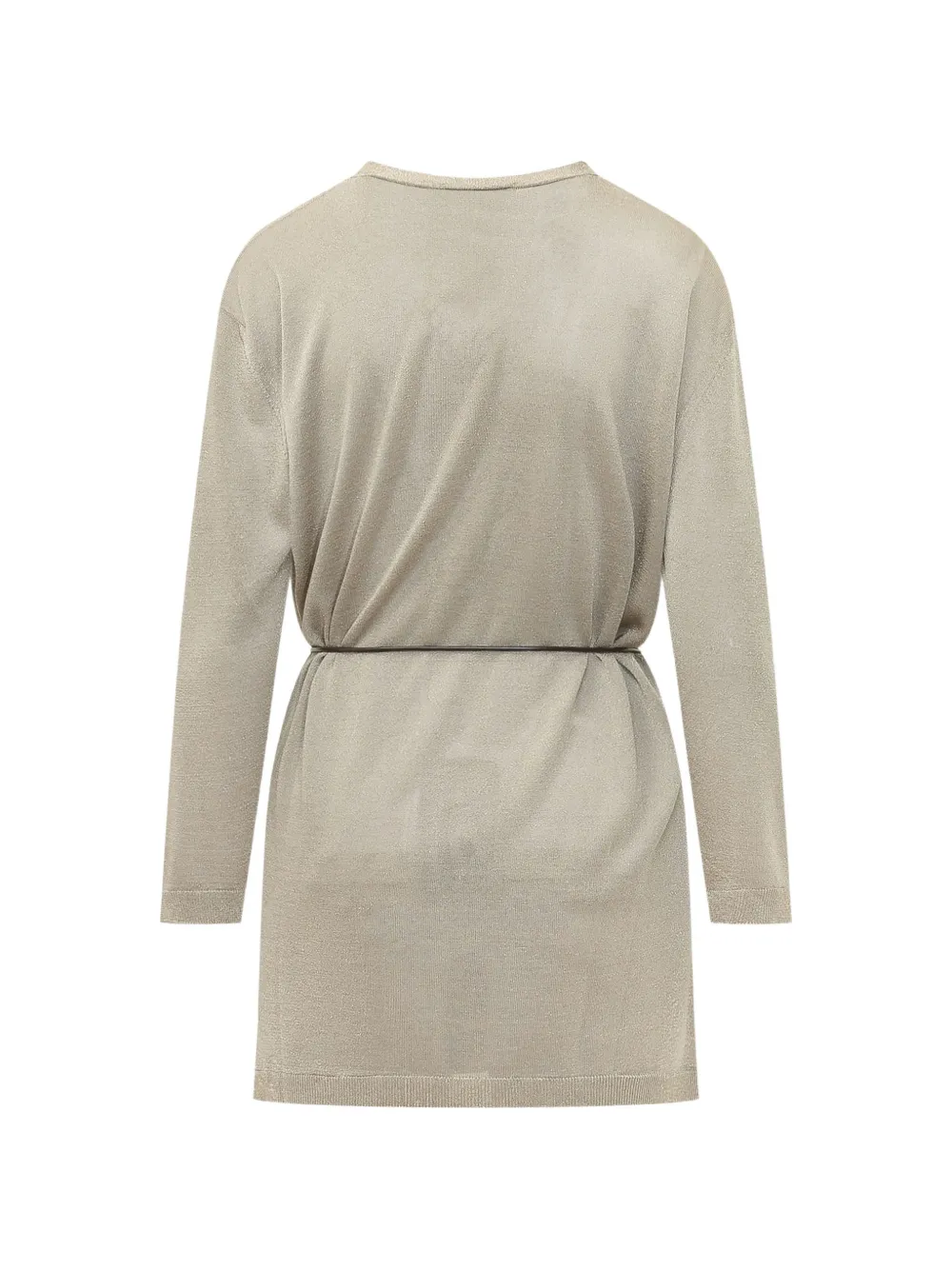 Gran Sasso Vest met opgestikte zak en ceintuur Beige