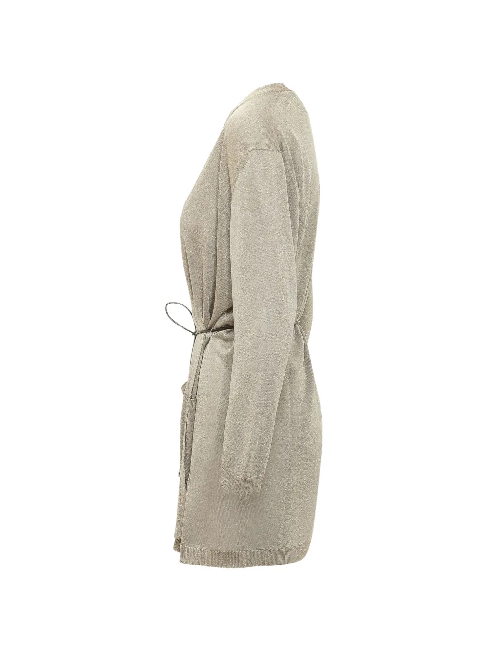 Gran Sasso Vest met opgestikte zak en ceintuur Beige